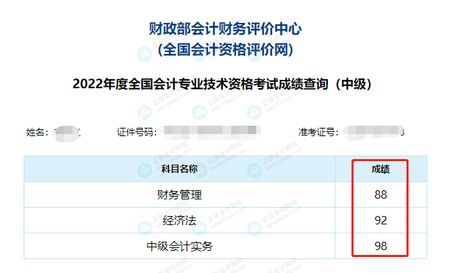 2022中級會計成績公布后要低調？但實力不允許?。”仨殨癯鰜?！