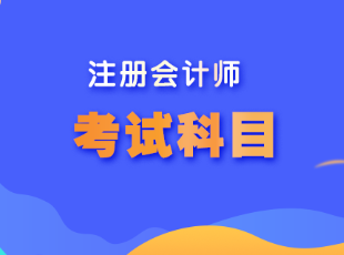 廣東cpa考試科目是什么？