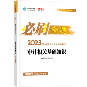 審計相關(guān)基礎(chǔ)知識必刷金題