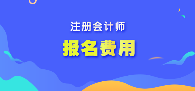 注冊(cè)會(huì)計(jì)師報(bào)名費(fèi)用考試費(fèi)用是多少？