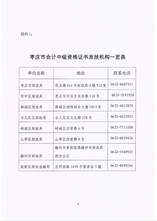 山東棗莊發(fā)布2022年中級(jí)會(huì)計(jì)證書(shū)管理事項(xiàng)的通知