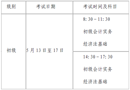 河南周口發(fā)布2023初級會計考試報名相關安排