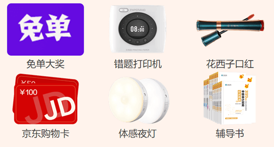正保會計(jì)網(wǎng)校年慶直播獎(jiǎng)品