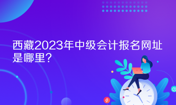 西藏2023年中級(jí)會(huì)計(jì)報(bào)名網(wǎng)址是哪里？