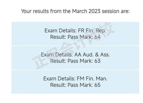 2023年3月ACCA成績公布 網(wǎng)校學(xué)員捷報頻傳！