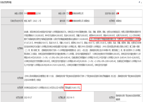 提醒！代開發(fā)票時(shí)按“經(jīng)營所得”繳納了個(gè)稅被處罰！