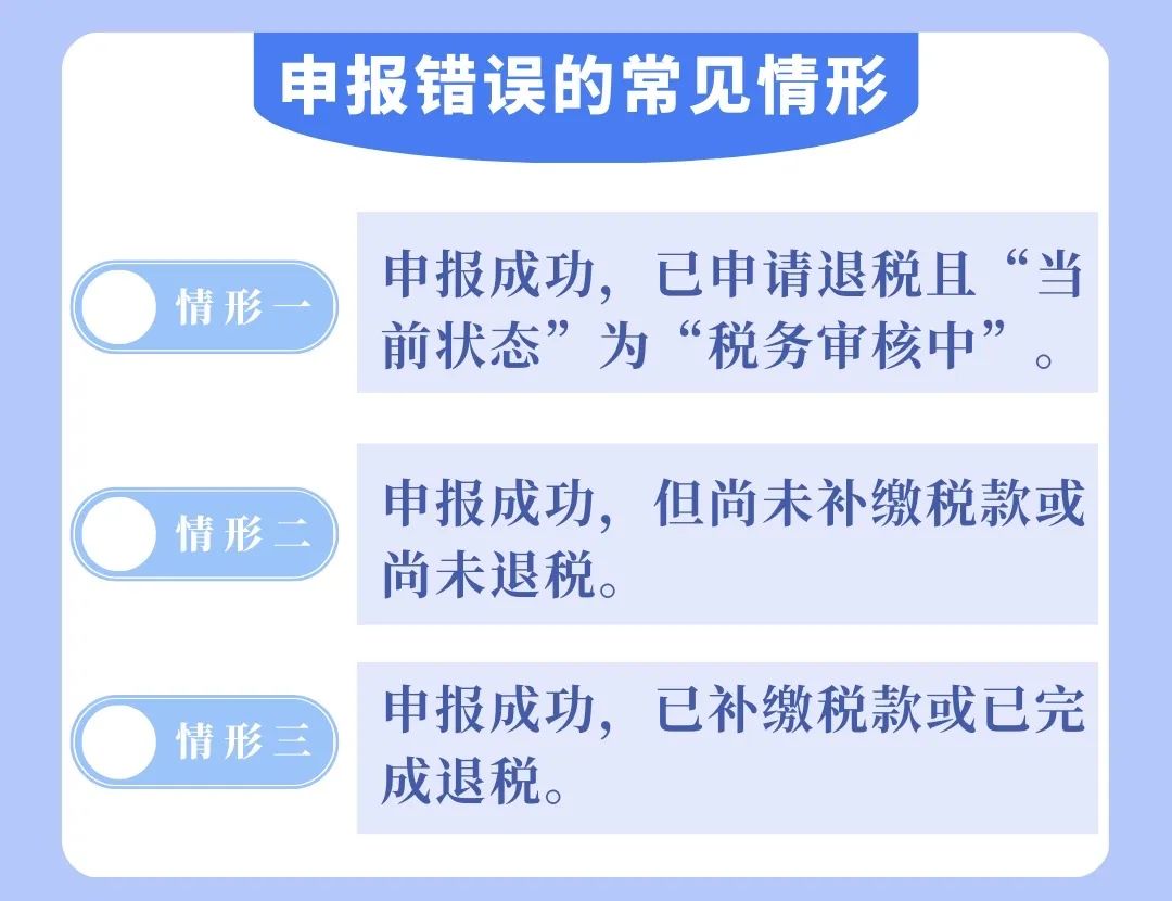 個稅APP年度匯算申報有誤？更正申報操作來啦！