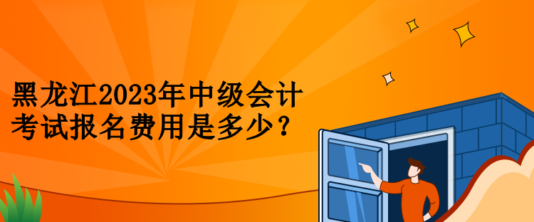 黑龍江2023年中級(jí)會(huì)計(jì)考試報(bào)名費(fèi)用是多少？