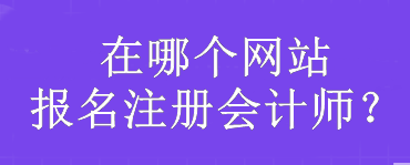 在哪個(gè)網(wǎng)站報(bào)名注冊(cè)會(huì)計(jì)師？