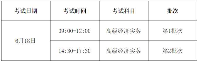 山東2023高級經(jīng)濟(jì)師考試時(shí)間安排