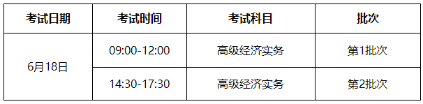 威海2023高級經(jīng)濟(jì)師考試時(shí)間