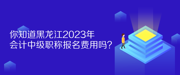 你知道黑龍江2023年會(huì)計(jì)中級(jí)職稱報(bào)名費(fèi)用嗎？