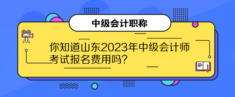 你知道山東2023年中級(jí)會(huì)計(jì)師考試報(bào)名費(fèi)用嗎？