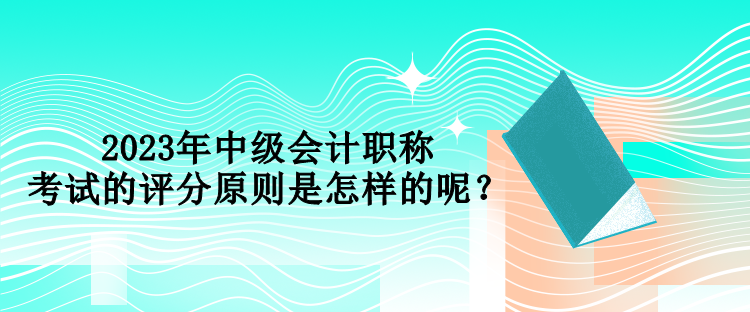 2023年中級會計職稱考試的評分原則是怎樣的呢？