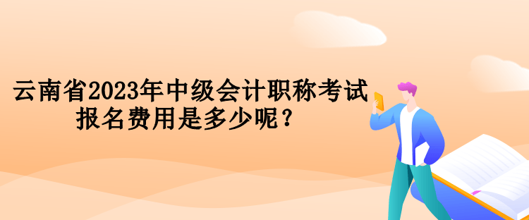 云南省2023年中級(jí)會(huì)計(jì)職稱考試報(bào)名費(fèi)用是多少呢？