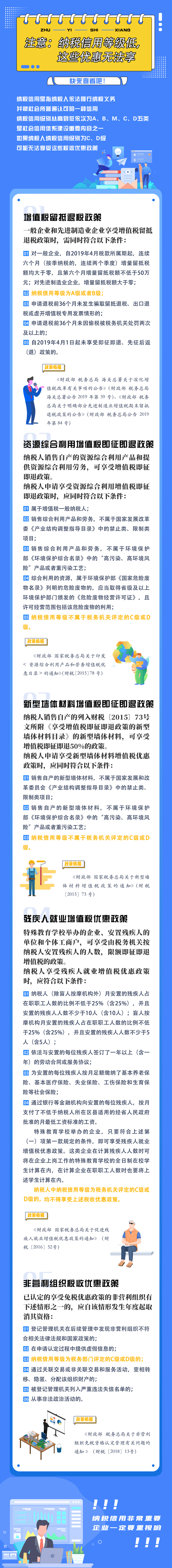 納稅信用級別為C、D級，這些優(yōu)惠無法享