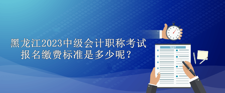 黑龍江2023中級會計(jì)職稱考試報(bào)名繳費(fèi)標(biāo)準(zhǔn)是多少呢？