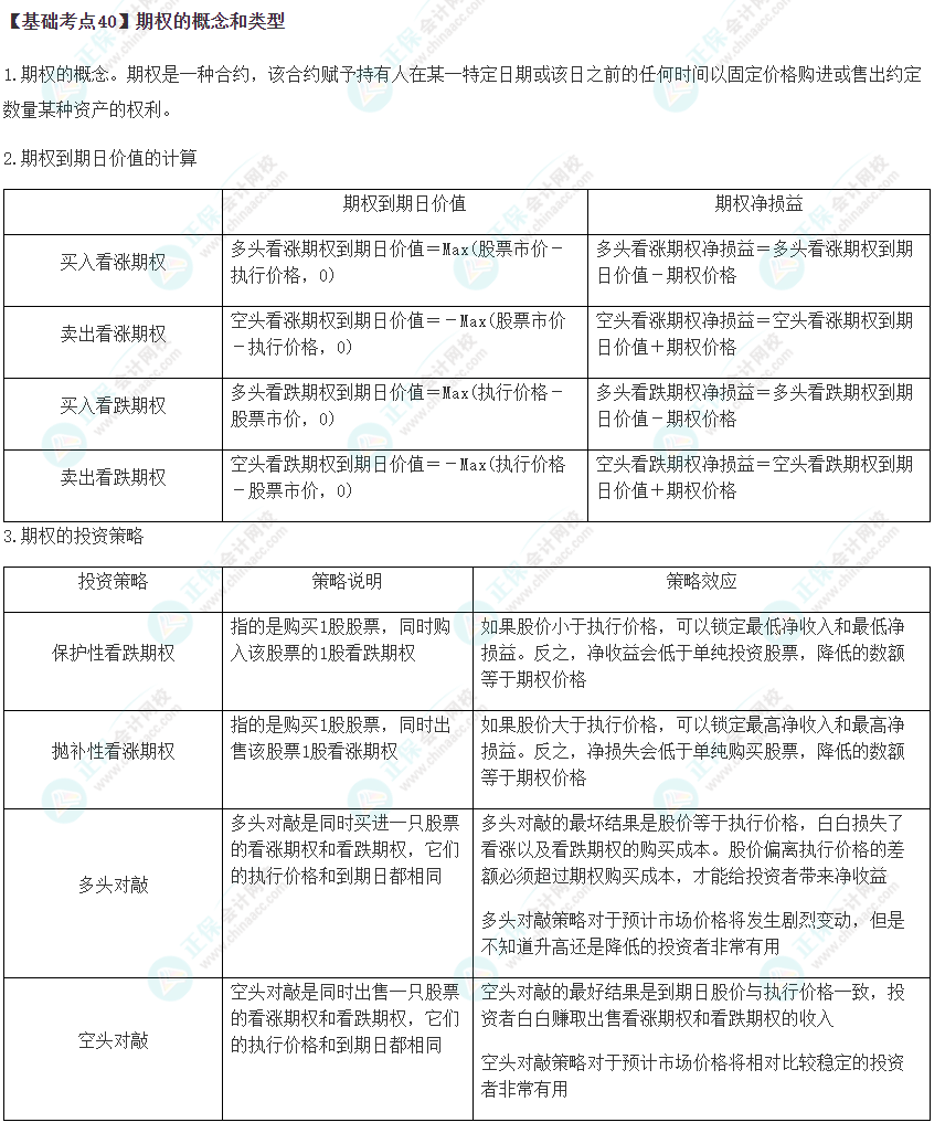 2023年注會(huì)《財(cái)管》基礎(chǔ)階段必學(xué)知識(shí)點(diǎn)