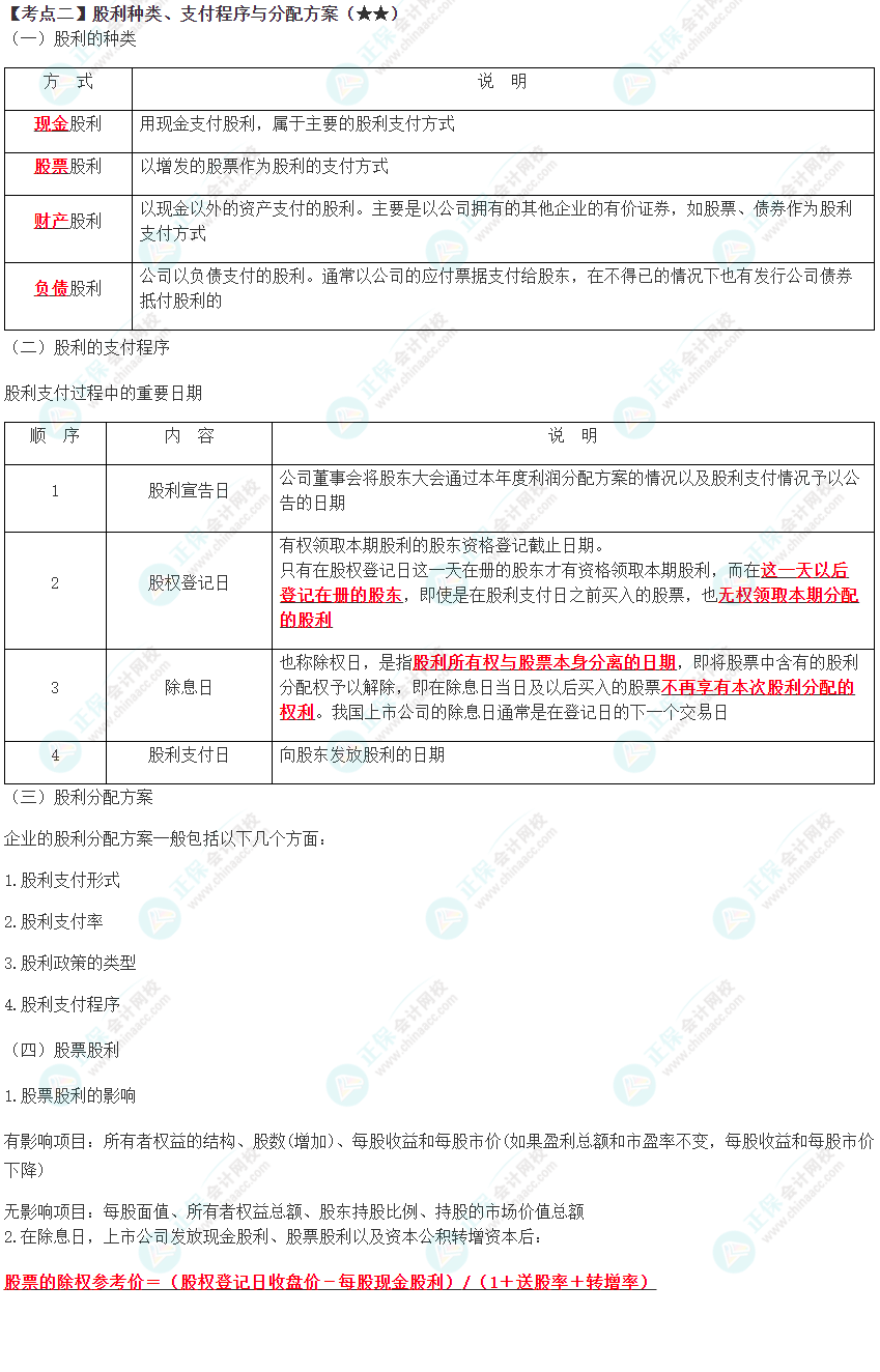 2023年注會《財管》高頻考點