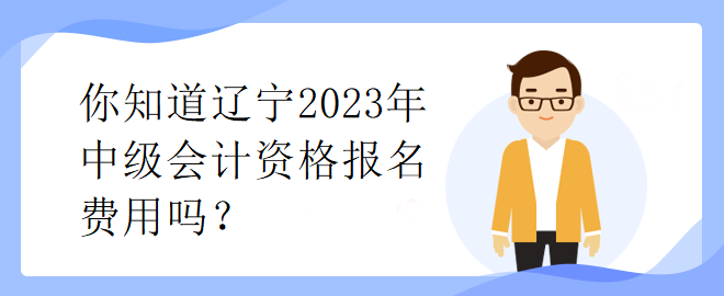 你知道遼寧2023年中級(jí)會(huì)計(jì)資格報(bào)名費(fèi)用嗎？