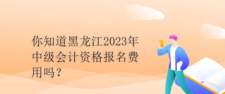 你知道黑龍江2023年中級(jí)會(huì)計(jì)資格報(bào)名費(fèi)用嗎？