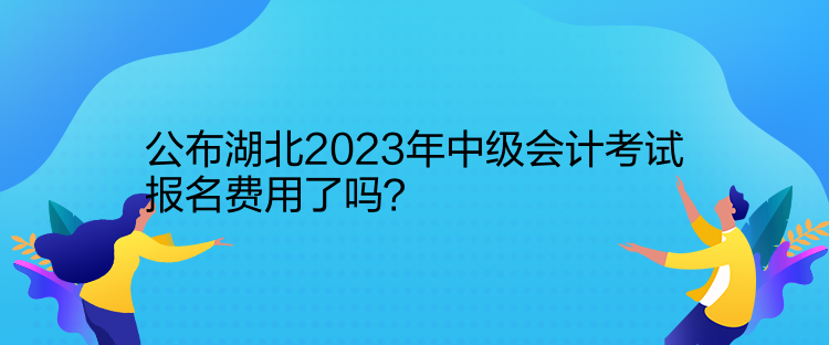 公布湖北2023年中級(jí)會(huì)計(jì)考試報(bào)名費(fèi)用了嗎？