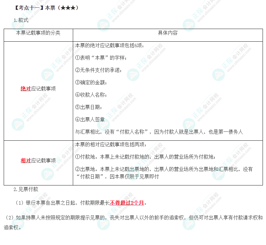 2023年注會《經濟法》第9章高頻考點11