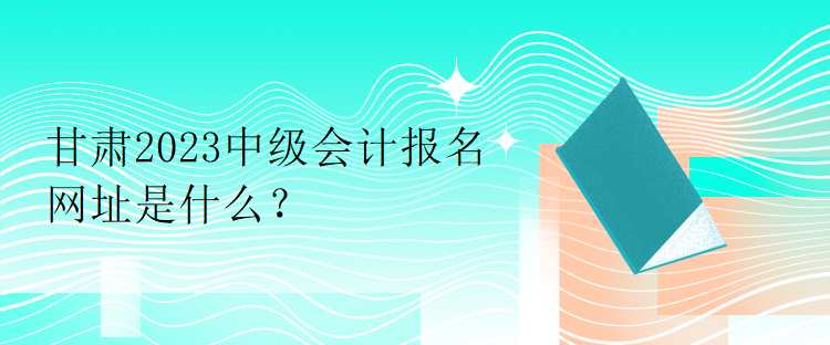 甘肅2023中級(jí)會(huì)計(jì)報(bào)名網(wǎng)址是什么？