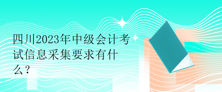 四川2023年中級(jí)會(huì)計(jì)考試信息采集要求有什么？