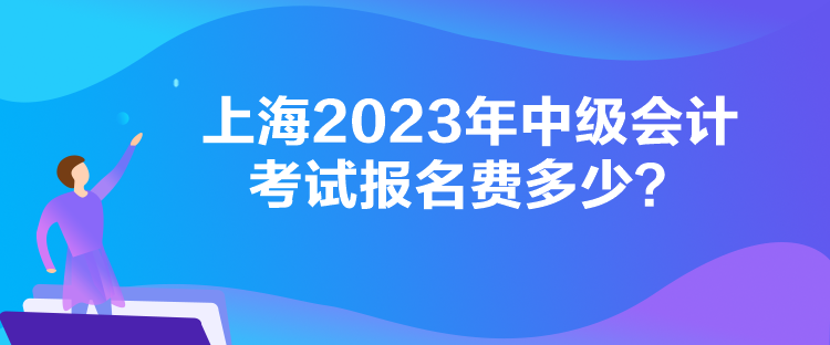 上海2023年中級(jí)會(huì)計(jì)考試報(bào)名費(fèi)多少？