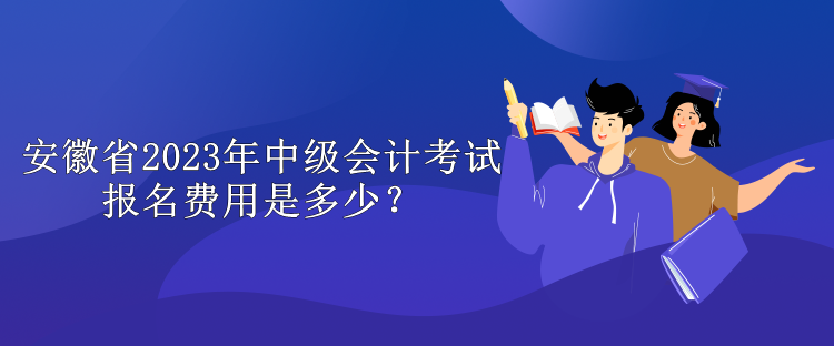 安徽省2023年中級(jí)會(huì)計(jì)考試報(bào)名費(fèi)用是多少？