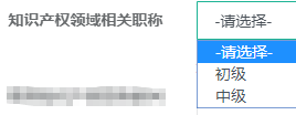 知識產權領域相關職稱