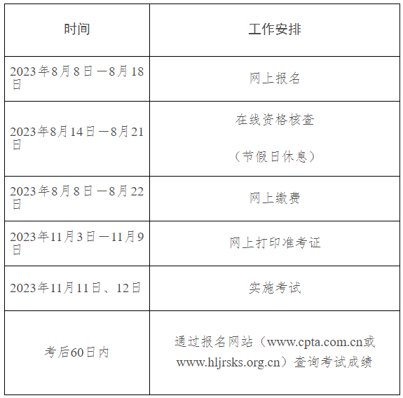 黑龍江2023年初中級(jí)經(jīng)濟(jì)師報(bào)考時(shí)間安排