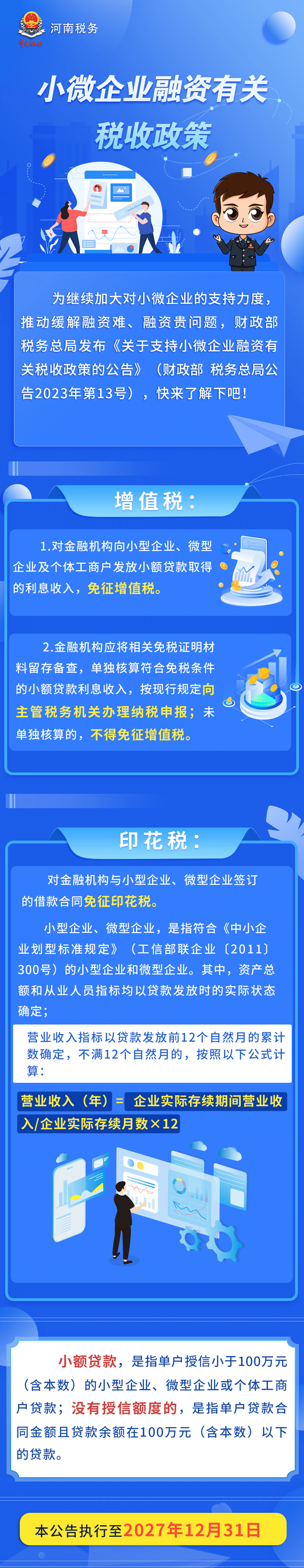 免增值稅！免印花稅！支持小微企業(yè)融資