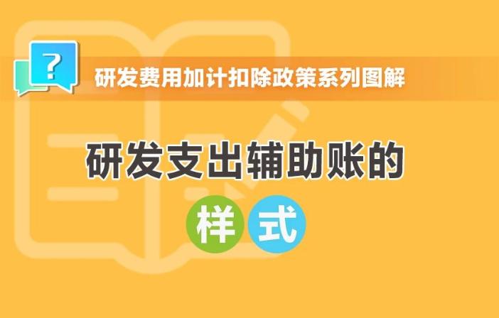 研發(fā)支出輔助賬的樣式有哪些？一組圖帶你了解