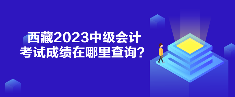 西藏2023中級會計(jì)考試成績在哪里查詢？