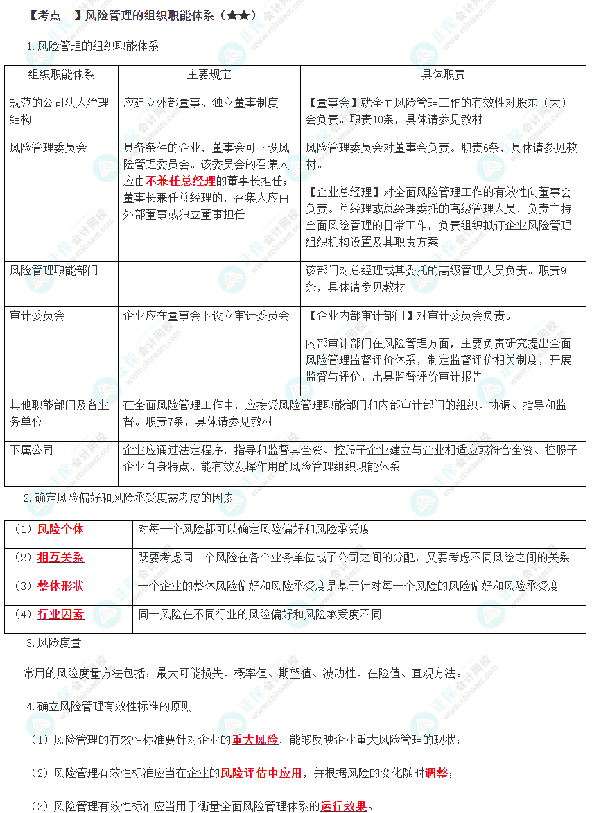 2024年注會《戰(zhàn)略》預習考點（第七章）