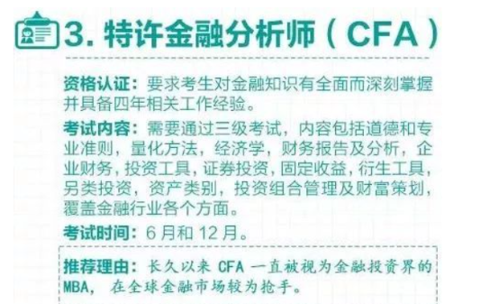 為什么要考CFA？一文帶你了解CFA含金量！