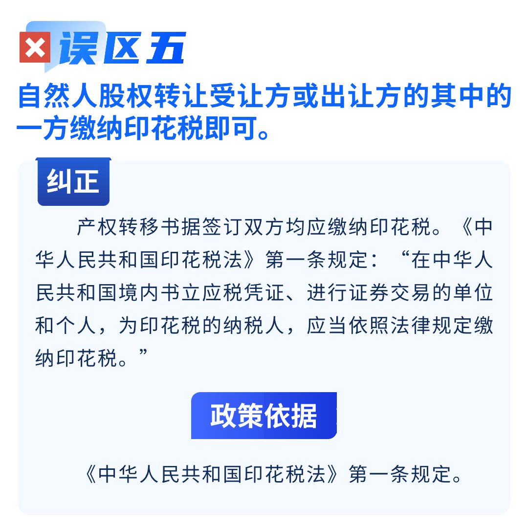 關于印花稅的八個常見誤區(qū)，您了解嗎？6