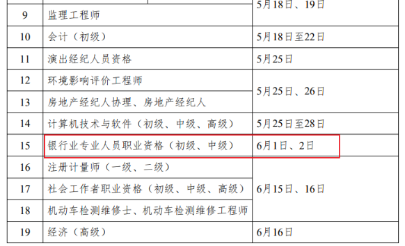 公布！24年銀行從業(yè)資格考試時(shí)間已公布！