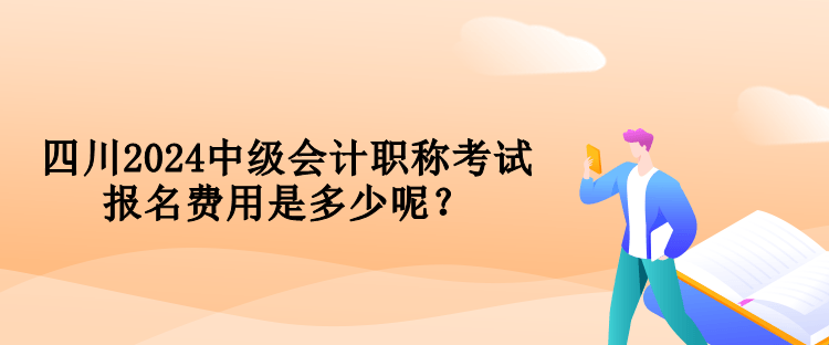 四川2024中級會計職稱考試報名費用是多少呢？