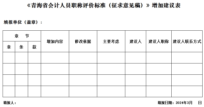 征求意見附樣式