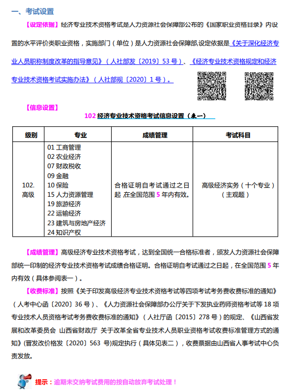 山西2024年高級(jí)經(jīng)濟(jì)師報(bào)考手冊