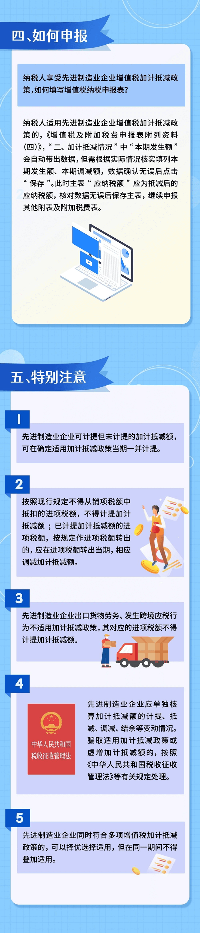 先進(jìn)制造業(yè)企業(yè)增值稅加計(jì)抵減政策要點(diǎn)