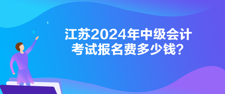 江蘇2024年中級(jí)會(huì)計(jì)考試報(bào)名費(fèi)多少錢？