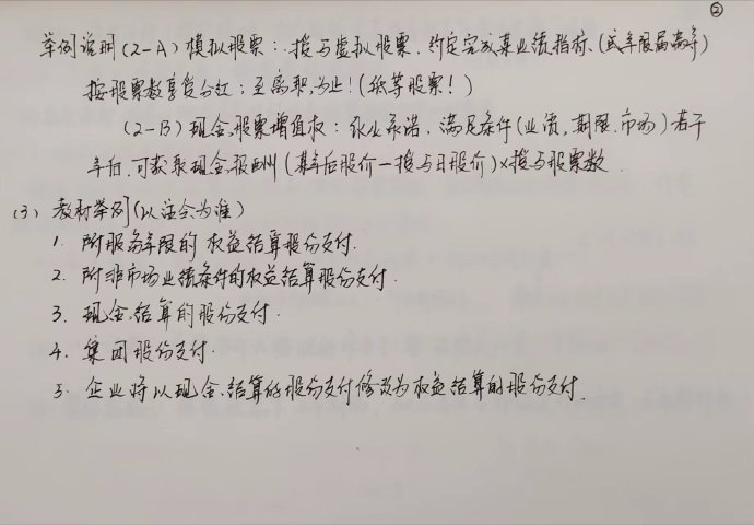 【李忠魁手寫講義】中級會計實務(wù)“股份支付”先掌握！