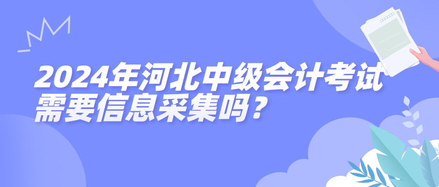 2024河北中級會計信息采集