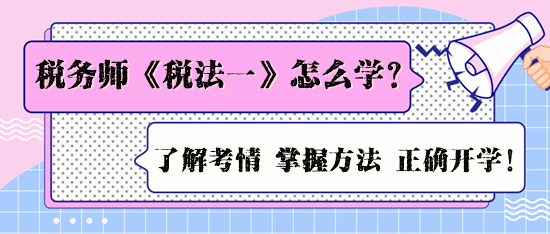 2024年稅務(wù)師《稅法一》怎么學(xué)效率高呢？