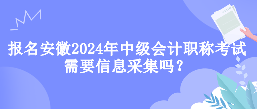 安徽中級(jí)會(huì)計(jì)信息采集