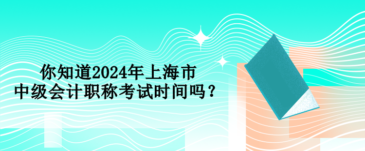 你知道2024年上海市中級(jí)會(huì)計(jì)職稱考試時(shí)間嗎？